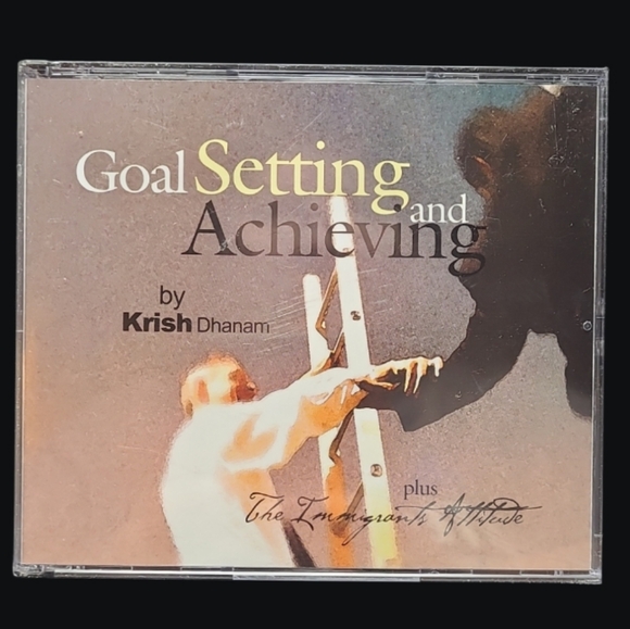 NEW - AUDIO CD's GOAL SETTING & ACHIEVING+THE IMIGRANTS ATTITUDE-BY KRISH DHANAM - Picture 1 of 3